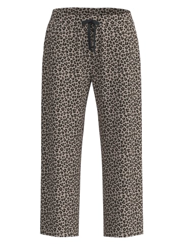 Pyjamahose Naila in braun-mittel-Allover
