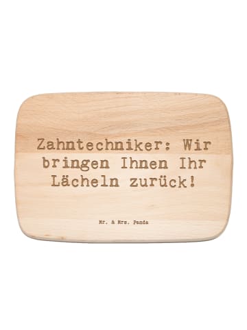 Holzschneidebrett Spruch Zahntechniker Lächeln ... in Transparent