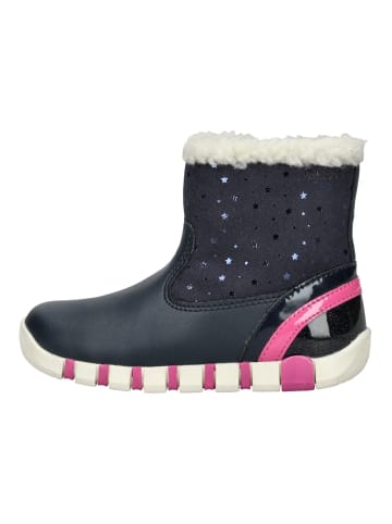 Stiefelette Navy/Pink