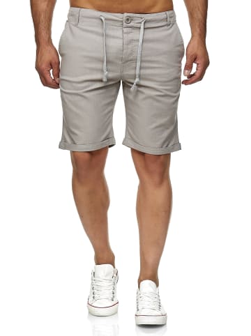 Shorts Baumwollhose in hellgrau