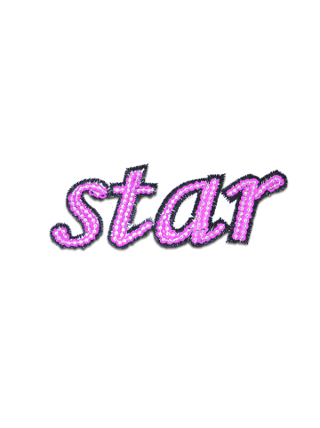 Star Comic Mit PaillettenApplikation Bügelbild inRosa