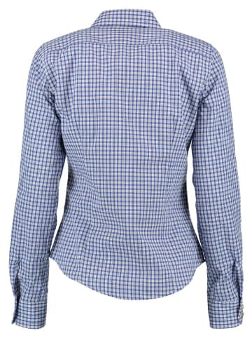 Trachtenbluse Miweyo in kornblau