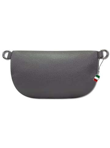 Leder Gürteltasche Florence Tasche grau, mehrfarbig ca. 25cm