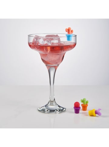 Butlers Glasmarker MY DRINK Kaktus 6er-Set in Multicolor