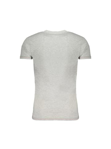 Grau Baumwolle Herren T-Shirt