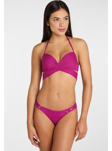 Push-Up-Bikini in fuchsia