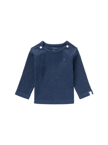 Langarmshirt Natal in Navy Melange