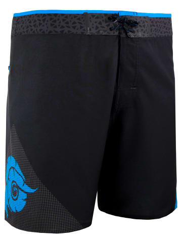 Badehose mit Reißverschlusstasche Surfshorts Blau