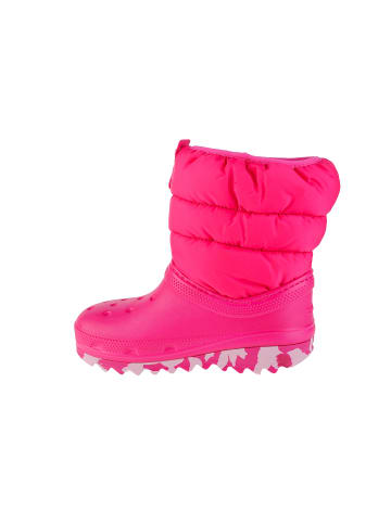 Crocs Classic Neo Puff Boot Kids in Rosa