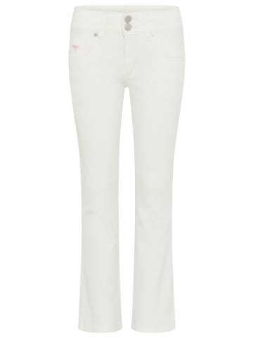 Stretch-Jeans in weiß