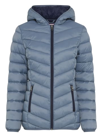 Steppjacke in grau- blau