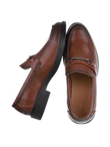 Halbschuh in Camel