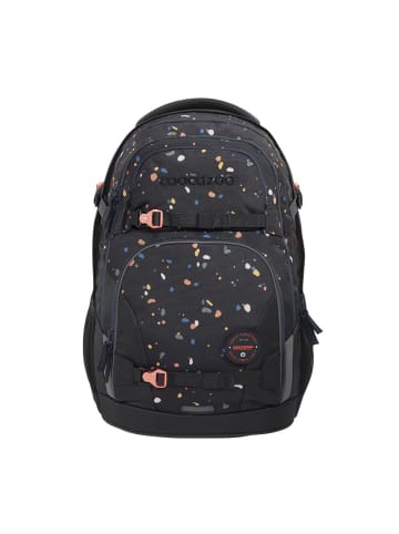 Schulrucksack-Set PORTER „Sprinkled Candy“, schwarz/bunt, 2-teilig