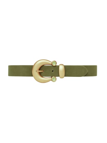 Ledergürtel " Persia Glam " in khaki