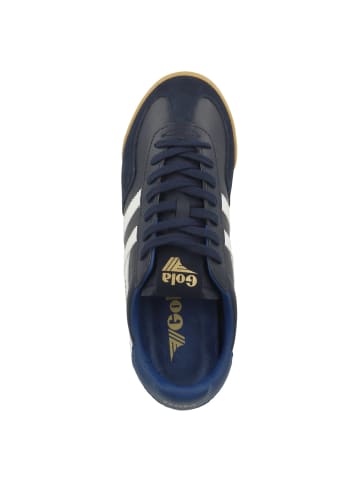 Sneaker low Europa Leather in blau