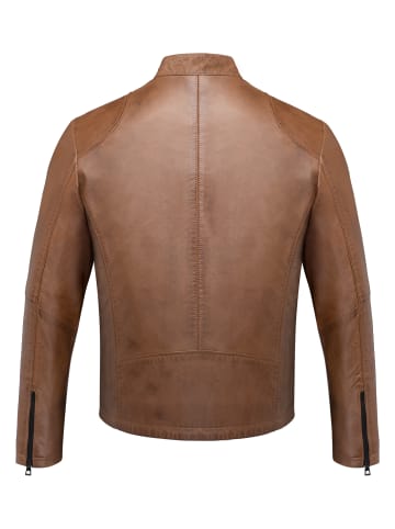 Lederjacke OKEMOS in Cognac