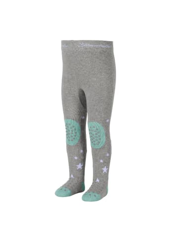 Krabbelstrumpfhose Stanley in silber mel.