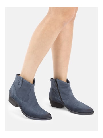 Stiefelette Dunkelblau