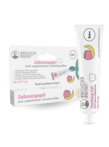 Bio Zahnungsgel Erdbeer-Banane, natürliche Inhaltsstoffen
