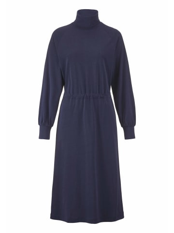 Jersey Kleid Midi in pflaume