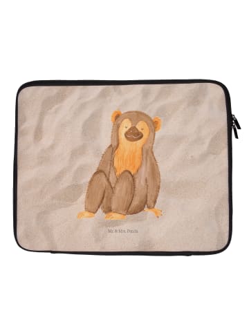 Laptoptasche Affe ohne Spruch in Sandig