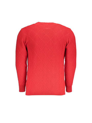 Rot Acryl Herren Pullover