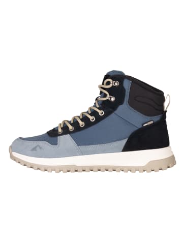 Leder-Winterboots Eldfjall in navy