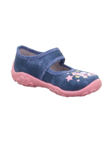 Hausschuh BONNY in Blau/Pink