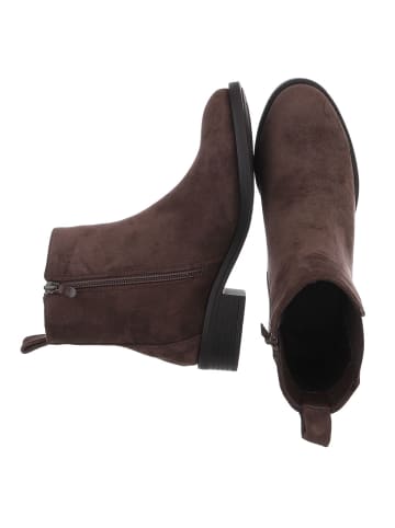 Stiefelette in Braun
