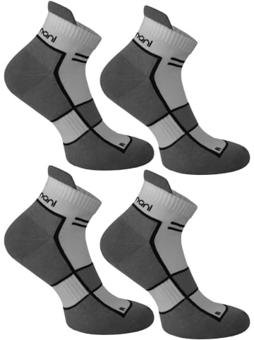 4 Paar Running Sneakersocken mit Fersenlasche in Excalibur