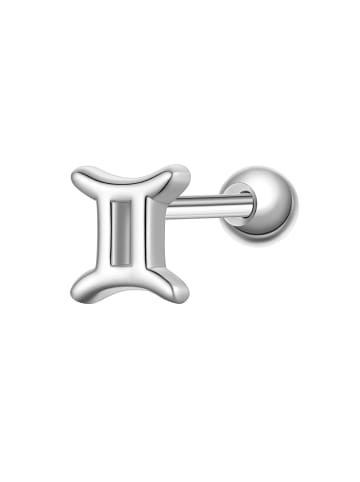 Piercing Sternzeichen Zwilling aus Sterling Silber in silber