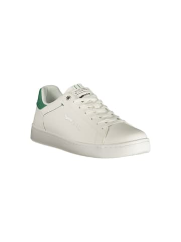 Weiß Polyurethan Herren Sneaker