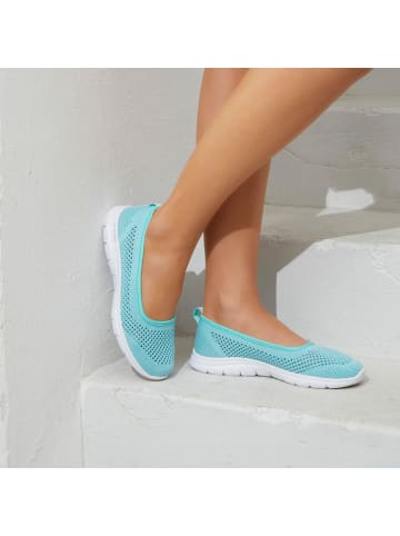 Sneaker Ballerinas in mint