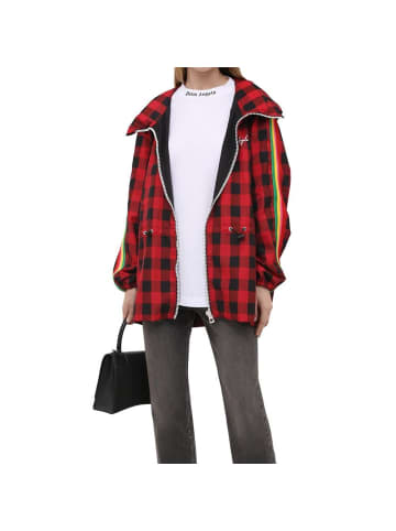 Mehrfarbig Rot Polyamid Shell Jacke