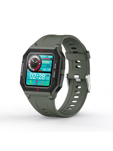 Multifunktionale Smartwatch in Grün