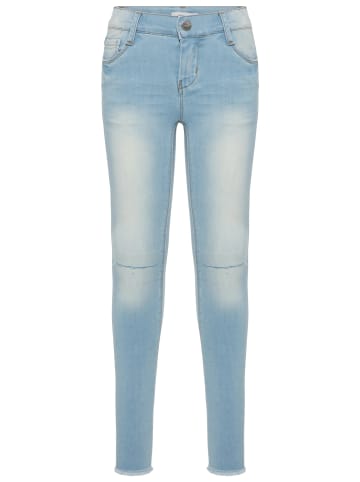 Mädchen Super-Stretch-Jeans in Blau
