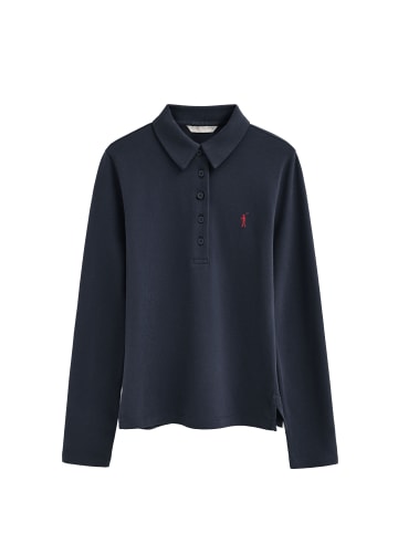 Poloshirt WOMAN RIGBY GO PRIYANKA POLO IO LONG SLEEVE SLIM FIT in Navy Blau