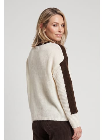 Strickpullover in Almond Beige Melange