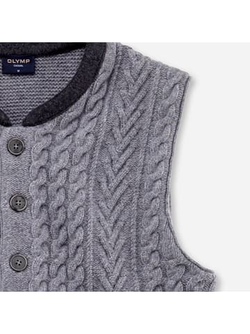 Weste Strickweste Tracht in Grau