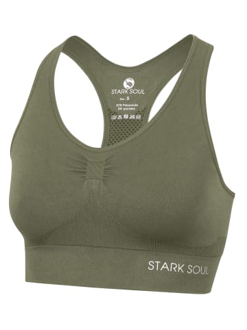 Seamless Light Sports Bra - Sport BH in khaki