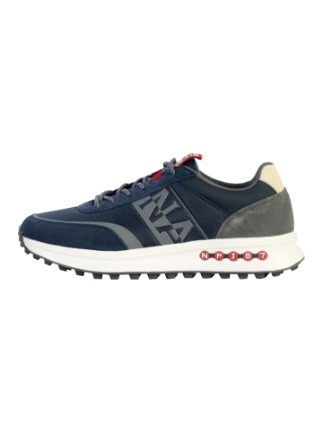 Slate-Sneaker aus Leder Blau