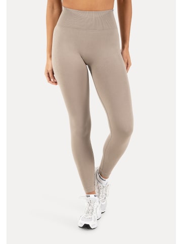 Leggings Timea Scrunch in Taupe