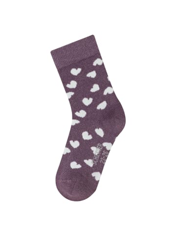 Socken 5er Pack in Lila