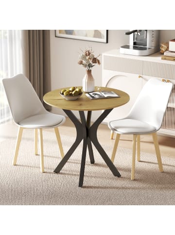 Esstisch in Naturholz 78L x 78B x 75H cm