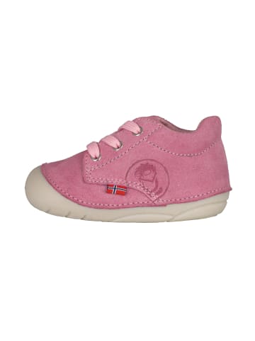 Leder-Lauflernschuhe Bjordal in wild rose