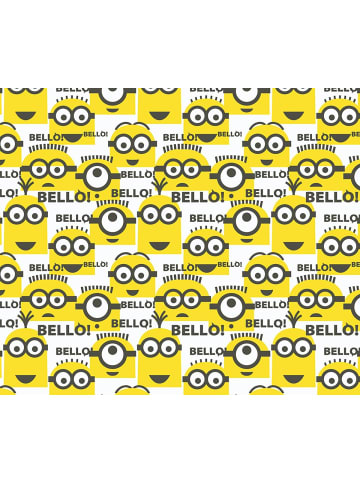Renforcé Spannbettlaken 100x200cm Minions in Gelb