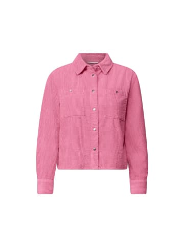 Langarmbluse in warm blush