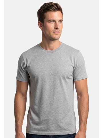 Unterhemd / Shirt Kurzarm Basic in Grau-melange