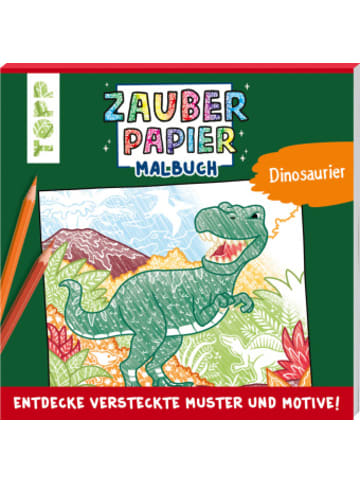 Buch - Zauberpapier Malbuch Dinosaurier