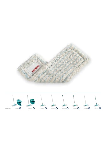 Wischbezug Profi XL cotton plus 2er Set weiß türkis 48,0 x 16,0 x 2,0 cm